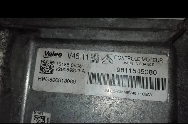 Calculateur moteur Peugeot 2008 I (CU_) 1.2 vti (2013-2018) occasion — photo 4