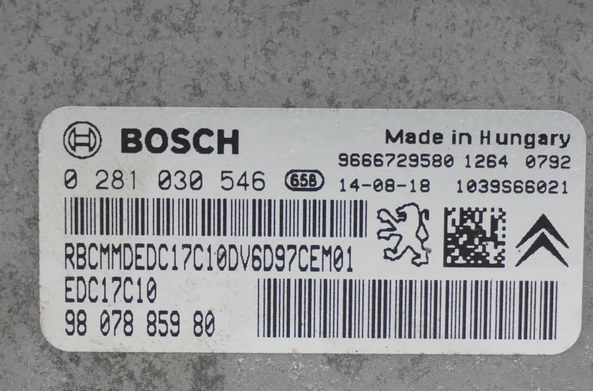 Calculateur moteur Peugeot 2008 I (CU_) 1.6 hdi (2013) occasion — photo 2