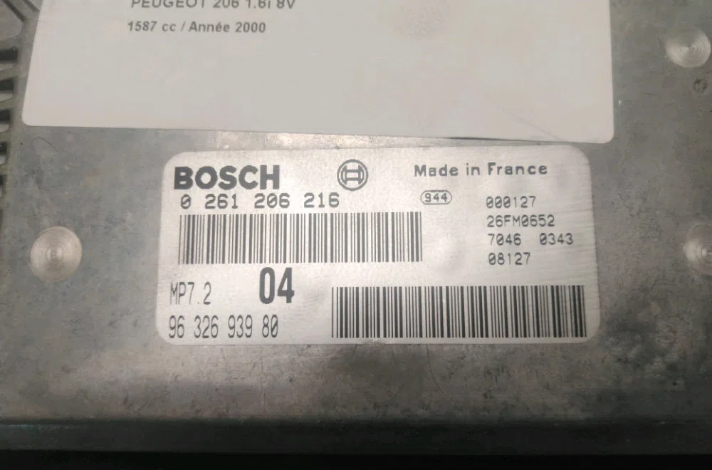 Calculateur moteur Peugeot 206 3-5 portes (2A-C) 1.6 i (1998-2000) occasion
