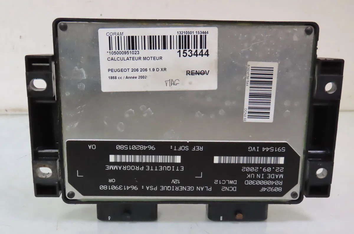 Calculateur moteur Peugeot 206 Van 1.9 d (1999-2007) occasion