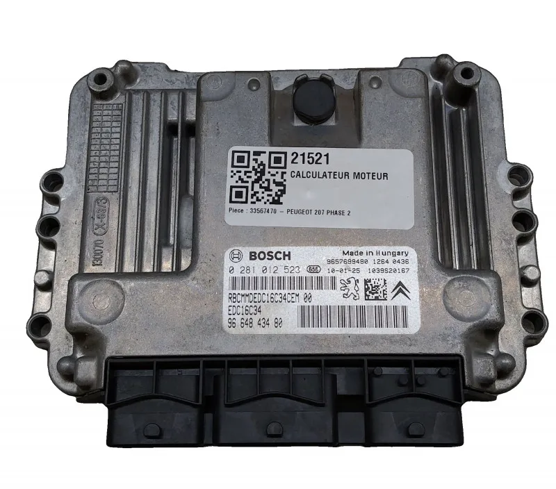 CALCULATEUR MOTEUR PEUGEOT 207 0281012523