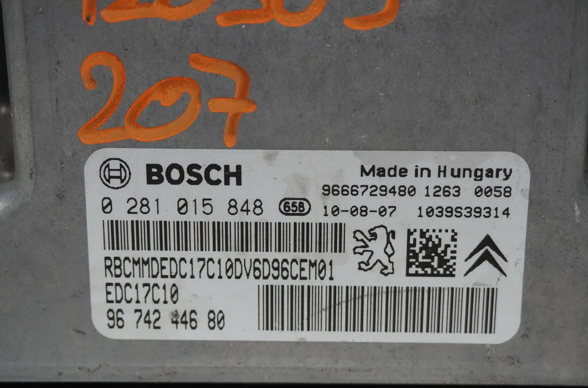 Calculateur moteur Peugeot 207-207 (WA_, WC_) 1.6 hdi (2006-2013) 5 portes occasion — photo 2