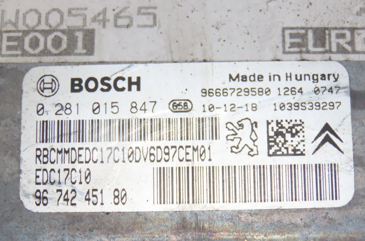 Calculateur moteur Peugeot 207 SW (WK_) 1.6 hdi (2007-2012) 5 portes occasion — photo 2