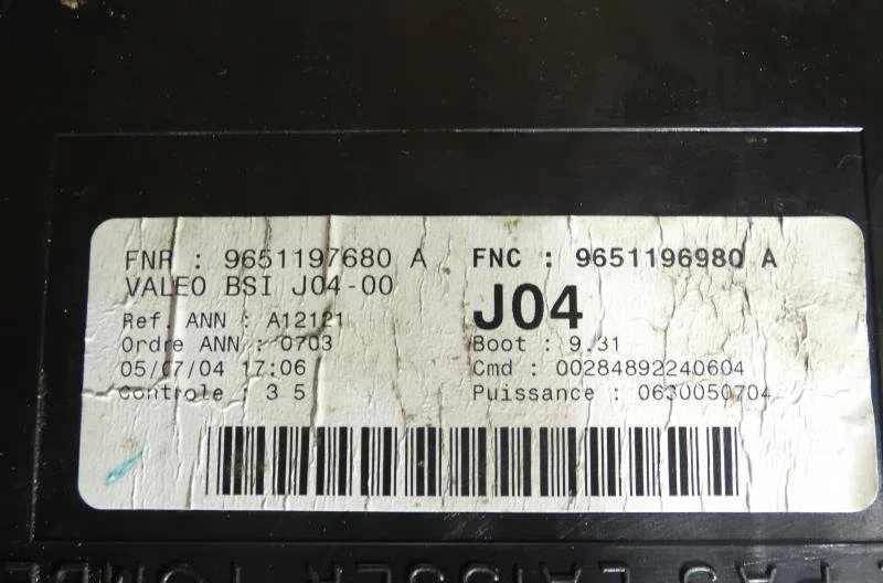 Calculateur moteur PEUGEOT 307 PHASE 1 occasion