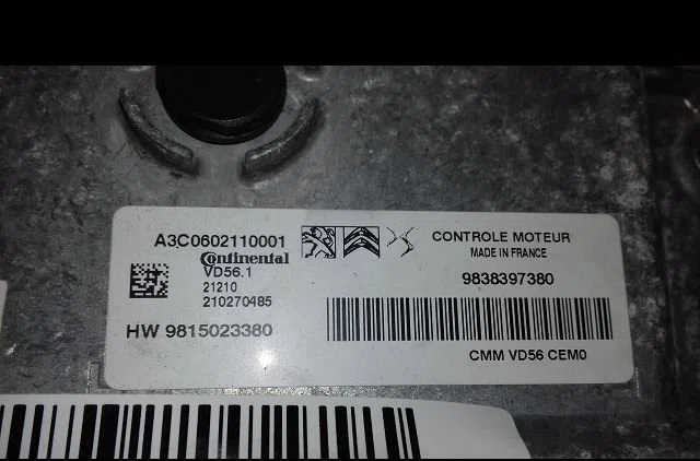 Calculateur moteur Peugeot 308 II (LB_, LP_, LW_, LH_, L3_) 1.2 thp 110 (2013-2021) occasion — photo 4