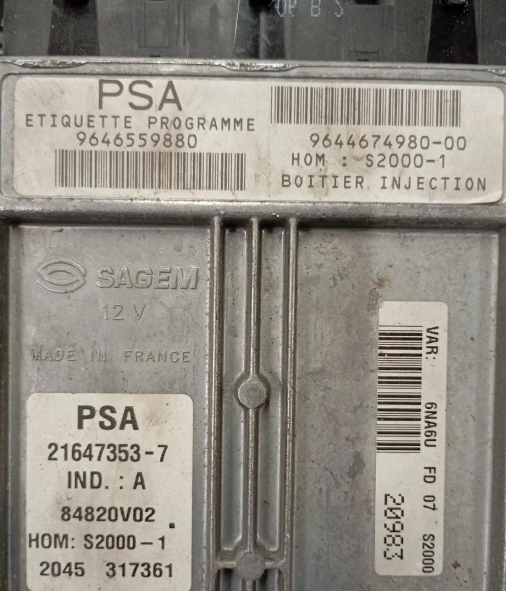 Calculateur moteur Peugeot PARTNER Camionnette-Monospace (5_, G_) 1.9 d (1996-2002) occasion