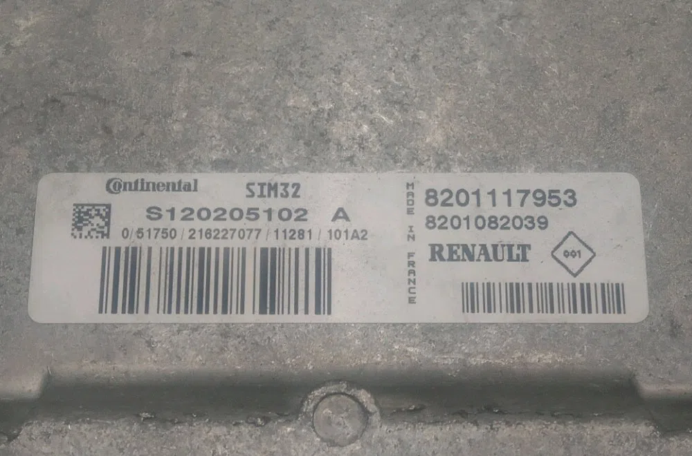 Calculateur moteur Renault CLIO II (BB_, CB_) 1.2 16v (bb05, bb0w, bb11, bb27, bb2t, bb2u, bb2v, cb05,... (2001-2016) 3 