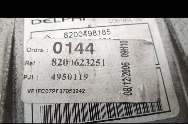 Calculateur moteur Renault KANGOO Express (FC0-1_) 1.5 dci (fc07, fc1r) (2001) 4 portes occasion