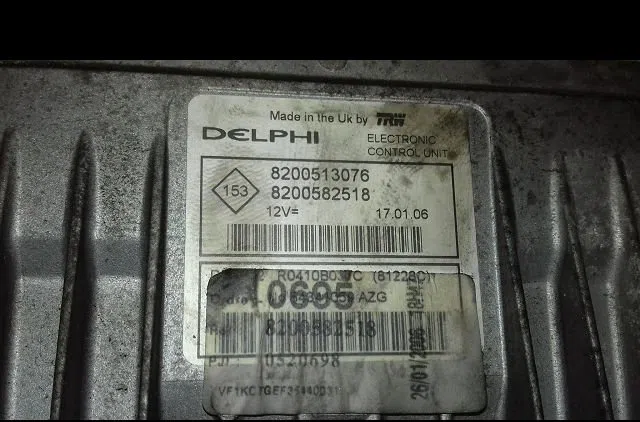 Calculateur moteur Renault KANGOO (KC0-1_) 1.5 dci (2003) occasion — photo 4