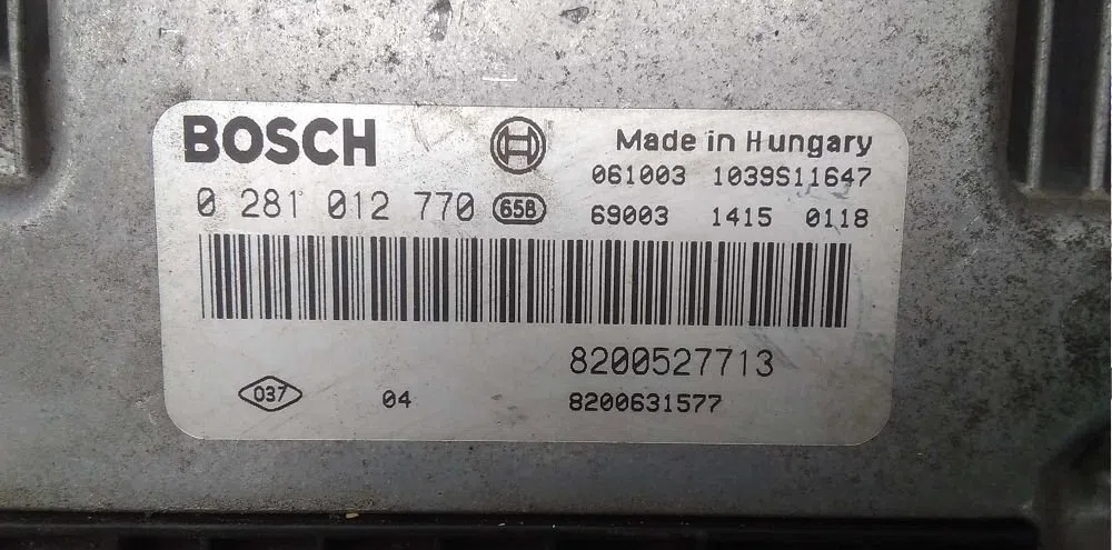 Calculateur moteur Renault LAGUNA II (BG0-1_) 1.9 dci (bg1a, bg1w, bg0g) (2005-2007) occasion — photo 2