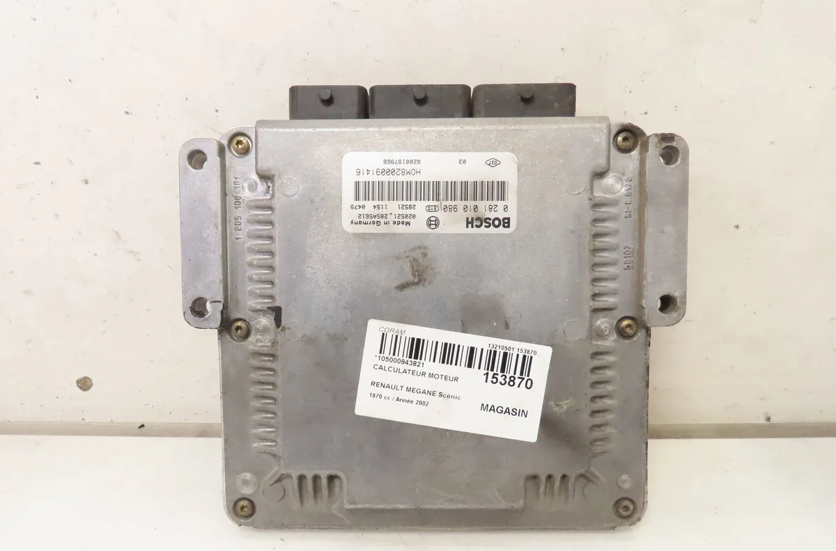 Calculateur moteur Renault SCÉNIC I Monospace (JA0-1_, FA0_) 1.9 dci rx4 (2000-2003) occasion