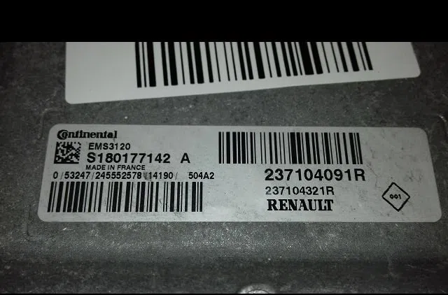 Calculateur moteur Renault TWINGO II (CN0_) 1.2 16v (cn04, cn0a, cn0b) (2007-2014) 3 portes occasion — photo 3