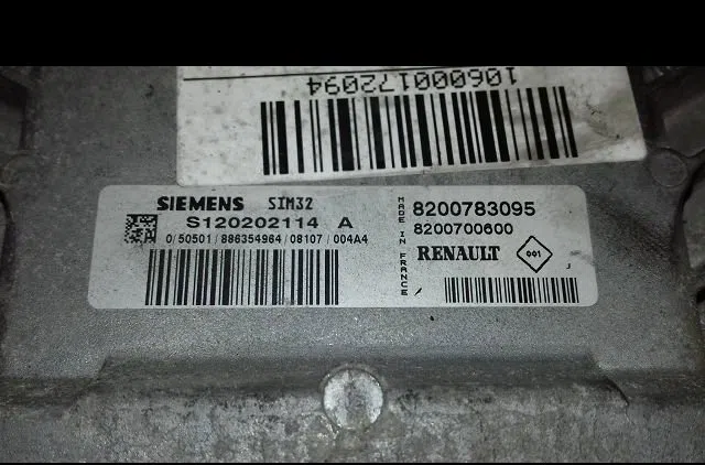 Calculateur moteur Renault TWINGO II (CN0_) 1.2 turbo (cn0c, cn0f) (2007-2014) occasion — photo 3