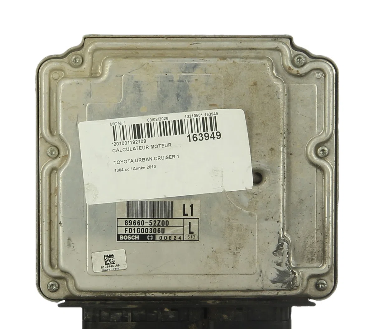 Calculateur moteur Toyota URBAN CRUISER (_P1_) 1.4 d-4d (nlp110_) (2009-2014) occasion — photo 4