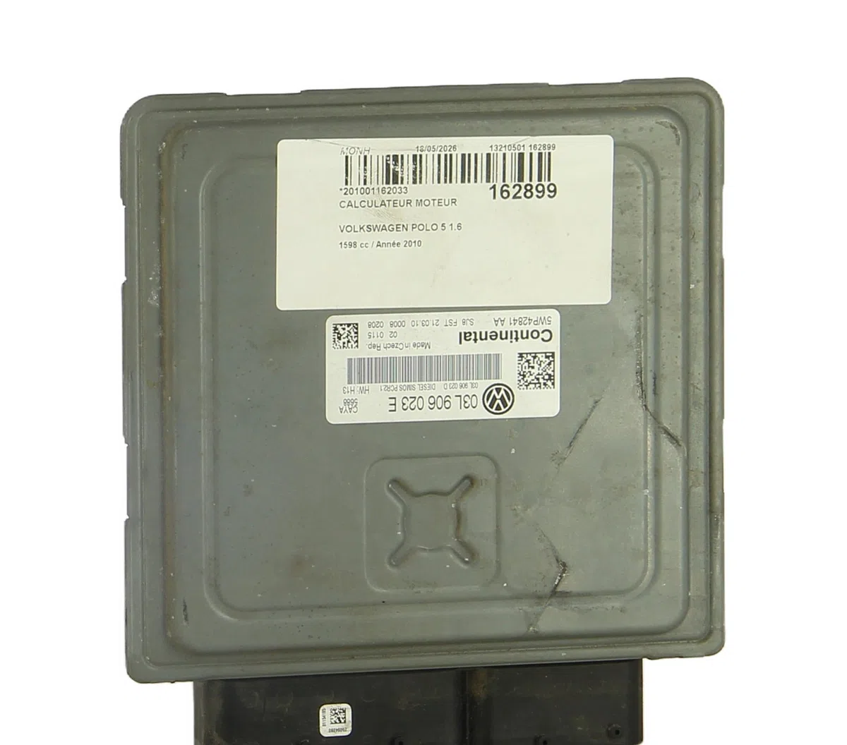Calculateur moteur Volkswagen POLO V (6R1, 6C1) 1.6 tdi (2009) 5 portes occasion — photo 3