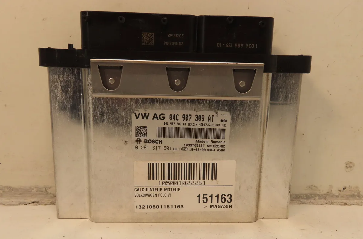 Calculateur moteur Volkswagen POLO VI (AW1, BZ1, AE1) 1.0 tsi (2017) occasion