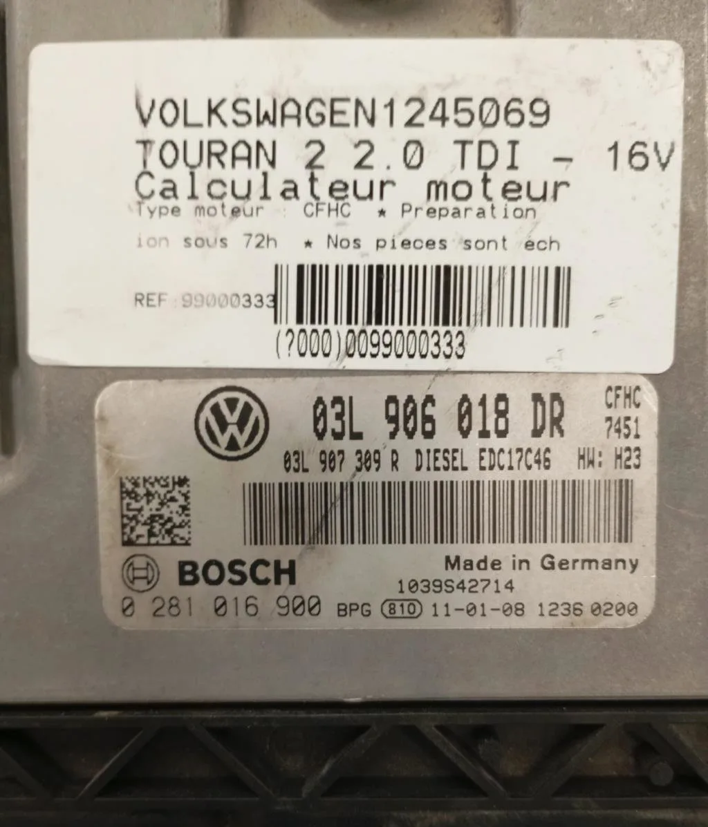 Calculateur moteur Volkswagen TOURAN (1T3) 2.0 tdi (2010-2015) 5 portes occasion