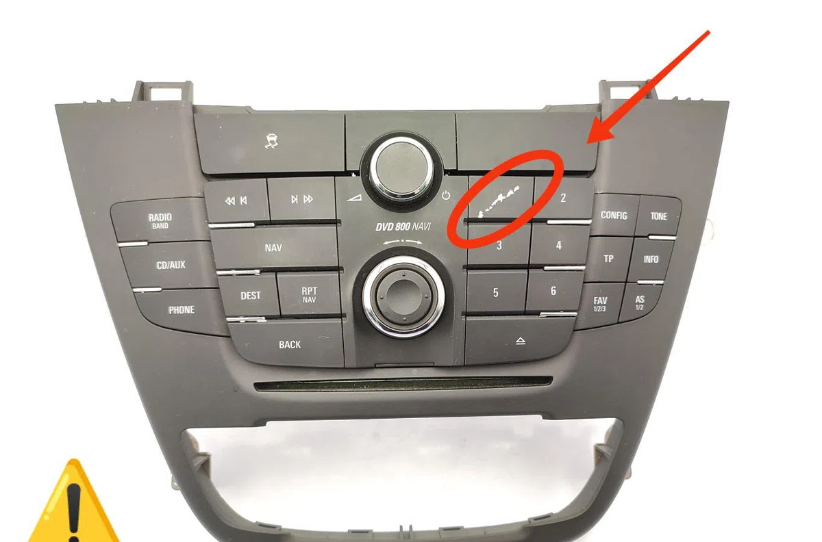 Commande autoradio OPEL INSIGNIA 1 PHASE 1 occasion — photo 2