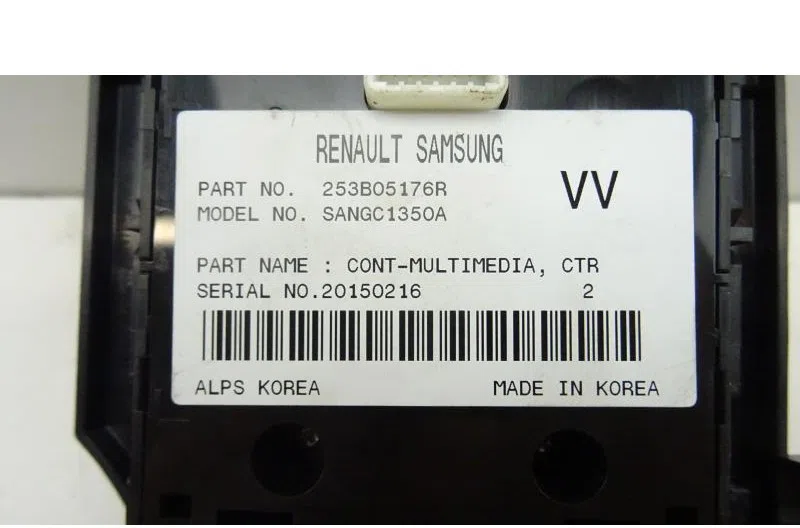 Commande autoradio pour RENAULT MEGANE 3 PHASE 3 COUPE