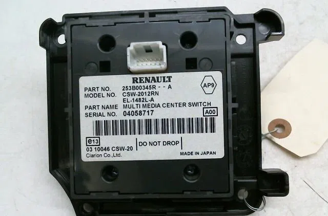 Commande autoradio Renault MEGANE III Grandtour (KZ0-1) 1.9 dci (kz0j, kz0n, kz1s) (2009) occasion — photo 2