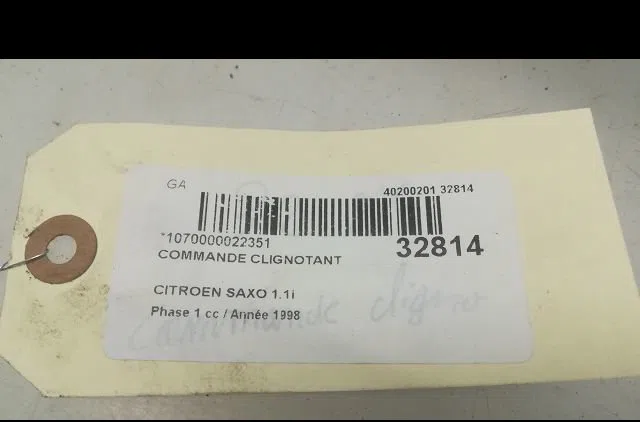 Commande clignotant Citroen SAXO (S0, S1) 1.1 x, sx (1996-2003) 5 portes occasion — photo 3