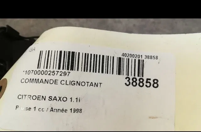 Commande clignotant Citroen SAXO (S0, S1) 1.4 vts (1996-2003) occasion