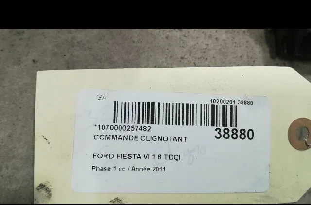 Commande clignotant Ford FIESTA VI (CB1, CCN) 1.6 tdci (2008-2012) occasion — photo 3