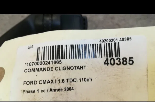 Commande clignotant Ford FOCUS C-MAX (DM2) 1.6 tdci (2003-2007) occasion — photo 3