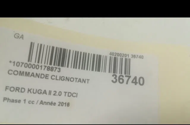Commande clignotant Ford KUGA II (DM2) 2.0 tdci (2013-2014) occasion — photo 3
