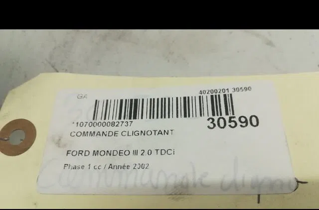 Commande clignotant FORD MONDEO II 2002 occasion — photo 3
