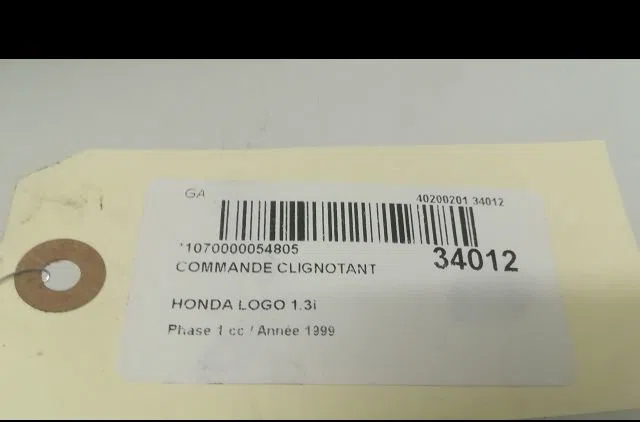 Commande clignotant HONDA LOGO 1999 occasion — photo 3
