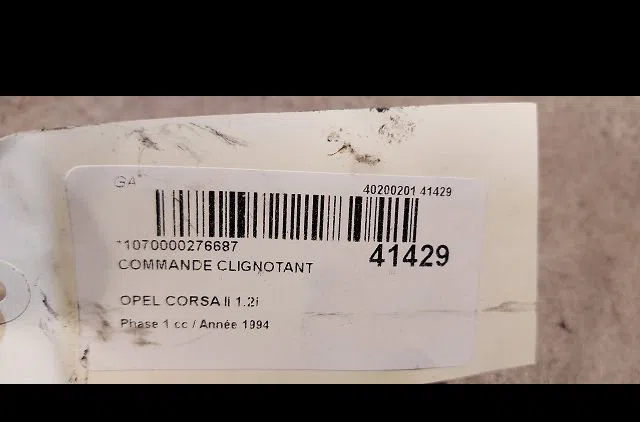 Commande clignotant Opel CORSA B (S93) 1.2 i (f08, f68, m68) (1993-2000) occasion