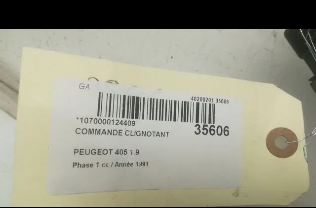 Commande clignotant PEUGEOT 405 1991 occasion — photo 4