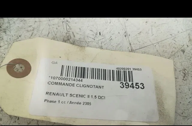 Commande clignotant Renault GRAND SCÉNIC II (JM0-1_) 1.5 dci (jm02, jm13) (2004-2008) occasion — photo 3