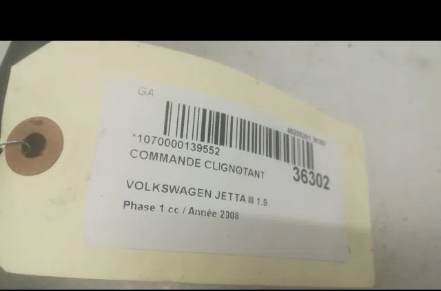 Commande clignotant Volkswagen JETTA III (1K2) 1.9 tdi (2005-2010) occasion — photo 3