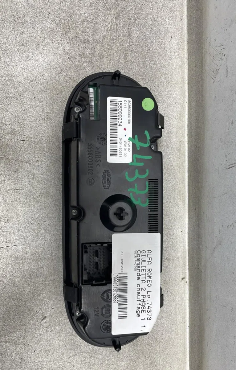 Commande de chauffage Alfa romeo GIULIETTA (940_) 1.6 jtdm (940fxd1a) (2010-2016) 5 portes occasion — photo 2
