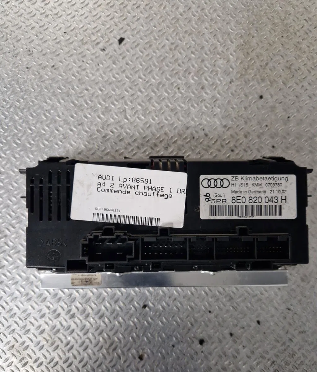 Commande de chauffage AUDI A4 2  A4 2 AVANT PHASE 1 BREAK occasion — photo 2