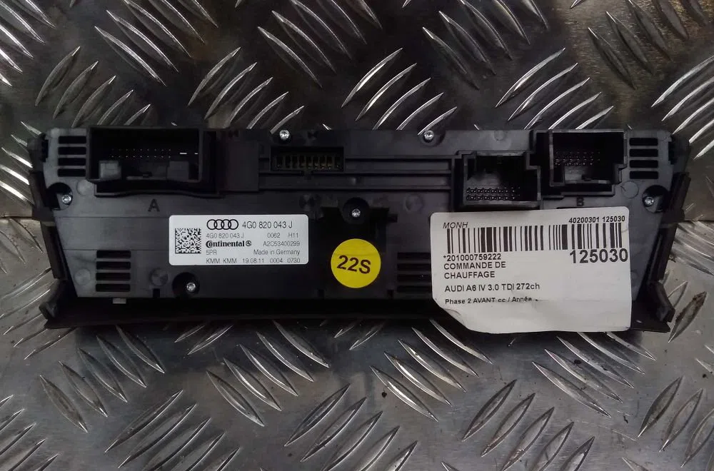 Commande de chauffage AUDI A6 2012 occasion — photo 2