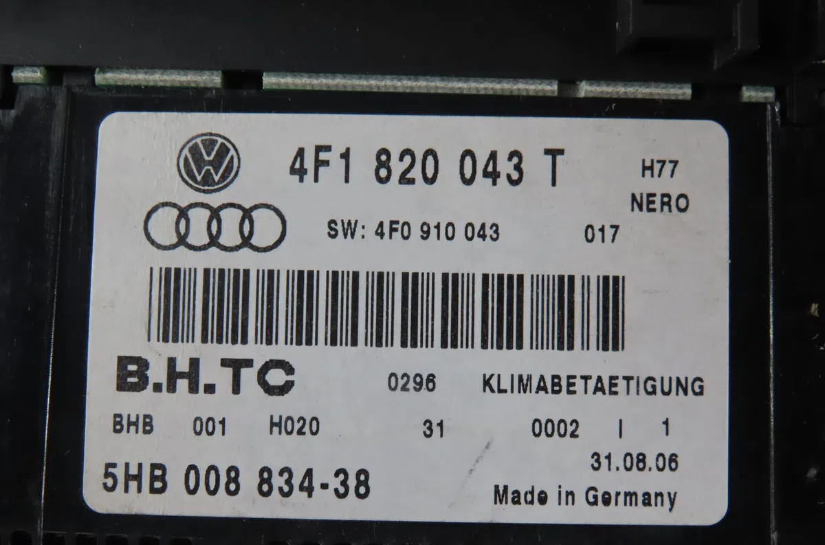Commande de chauffage Audi A6 C6 Avant (4F5) 3.0 tdi quattro (2006-2008) occasion — photo 2