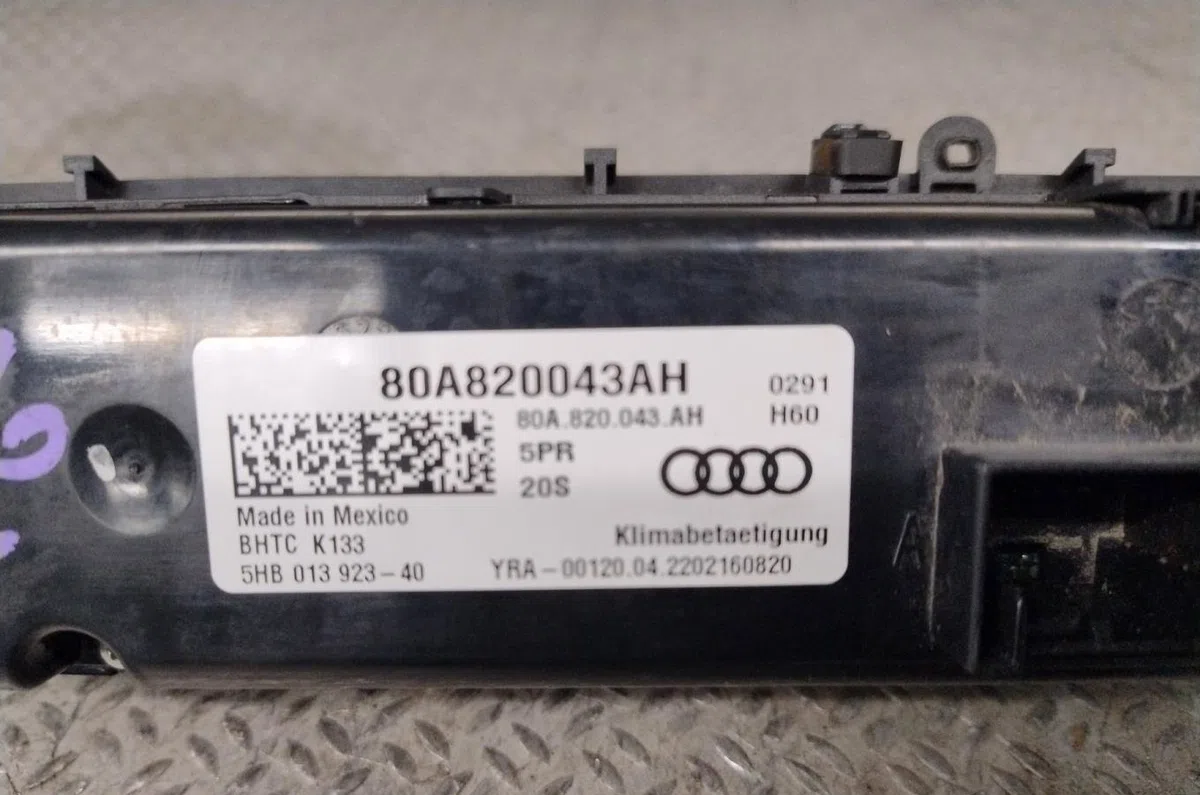 Commande de chauffage AUDI Q5 2  Q5 2 SPORTBACK PHASE 2 occasion — photo 2