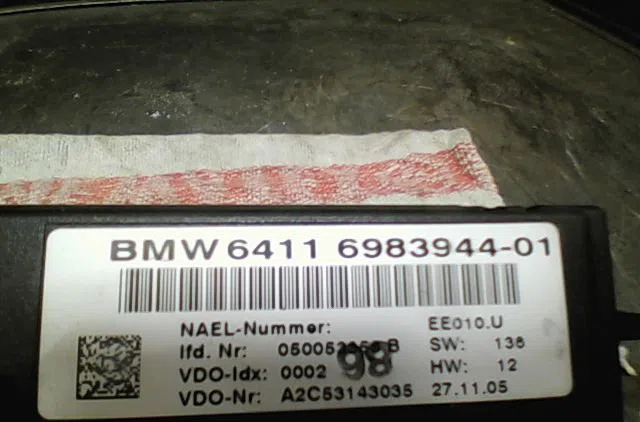 Commande de chauffage Bmw 1 (E87) 118 d (2004-2007) occasion — photo 3
