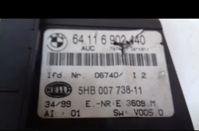Commande de chauffage Bmw 3 Coupé (E46) 323 ci (1999-2000) occasion — photo 4
