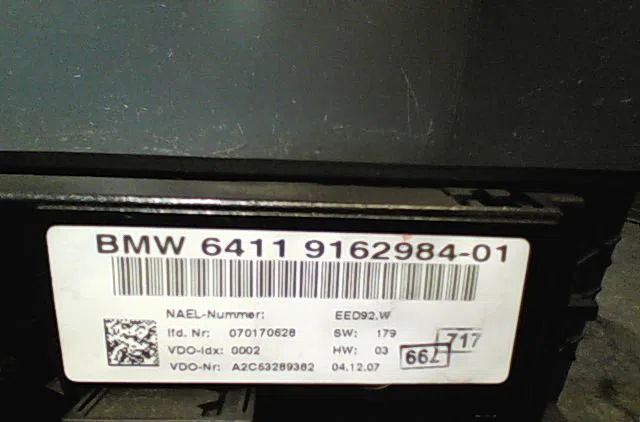 Commande de chauffage Bmw 3 Coupé (E92) 320 d (2006-2010) occasion — photo 3