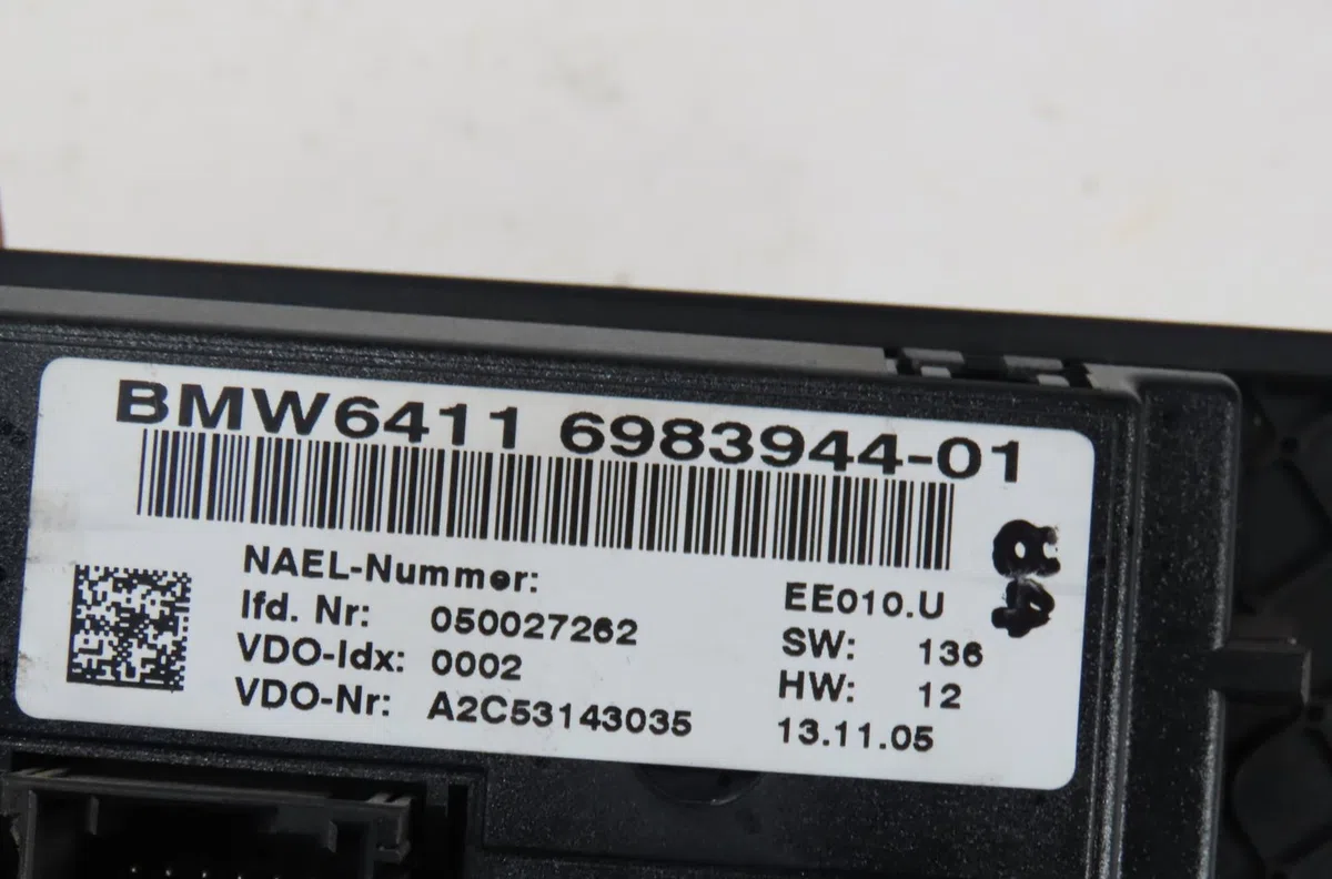 Commande de chauffage Bmw 3 (E90) 320 d (2004-2011) occasion — photo 2