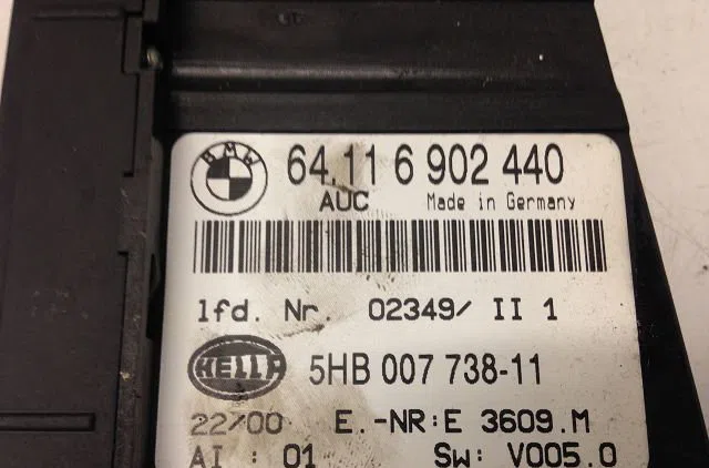 Commande de chauffage Bmw 3 Touring (E46) 320 d (2000-2001) occasion — photo 2