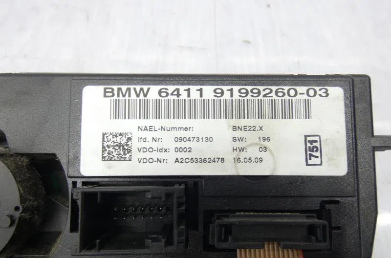 Commande de chauffage BMW SERIE 1 E81 occasion