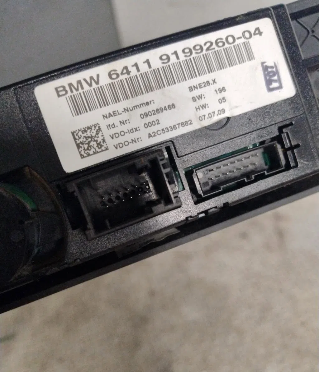 Commande de chauffage BMW SERIE 3 E91  SERIE 3 E91 TOURING PHASE 2 BREAK occasion — photo 2
