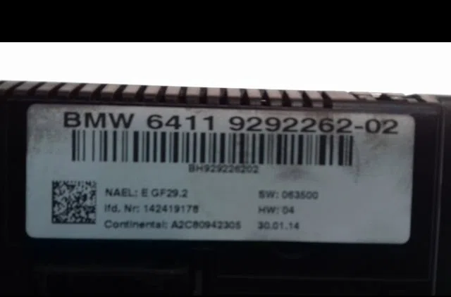 Commande de chauffage Bmw X1 (E84) Xdrive 18 d (2009-2015) occasion — photo 4