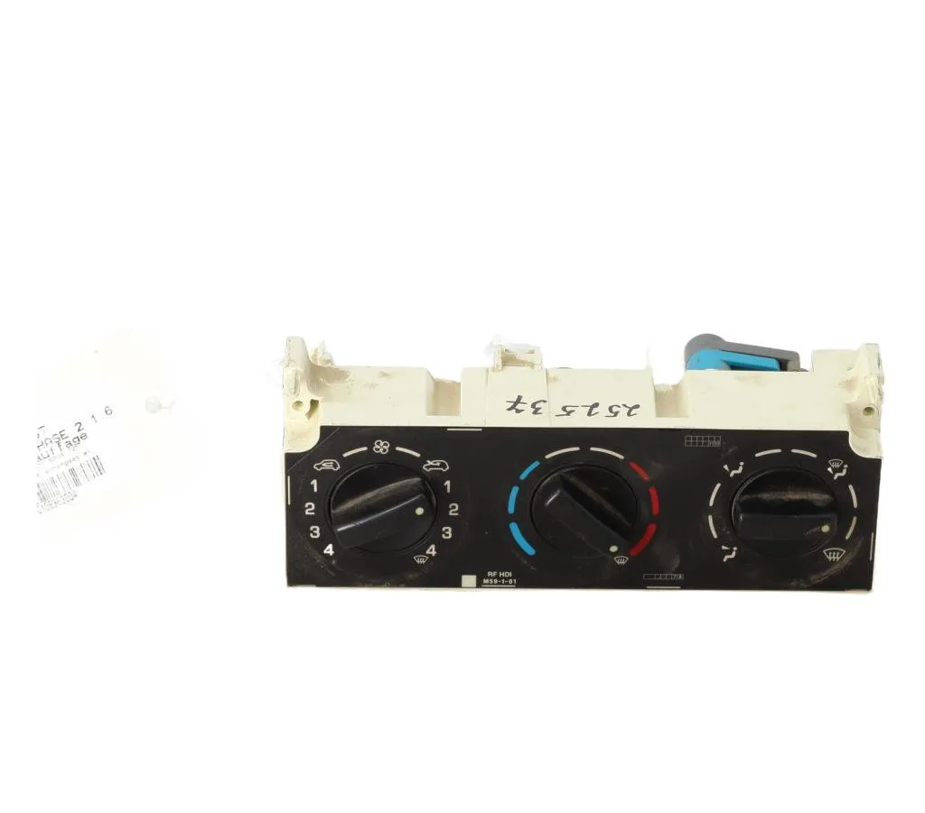 Commande de chauffage Citroen BERLINGO - BERLINGO FIRST Camionnette-Monospace (M_) 1.6 hdi 75 (mb9hw) (2005-2011) 3 port
