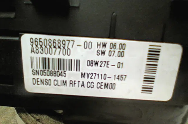 Commande de chauffage Citroën C4 GRAND PICASSO I (UA_) 1.6 hdi (2006-2011) 5 portes occasion — photo 4
